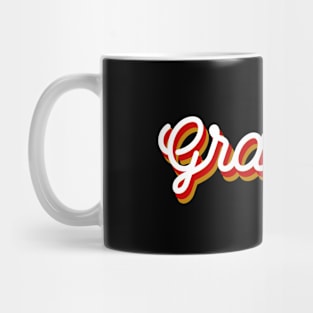 Grateful - Stylish, Retro Typography Mug